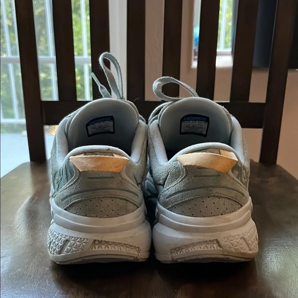 Hoka One One Women's Sneakers - Light Sage Green and White